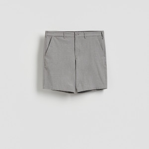 Szorty regular fit - 29 - szary - męska - Reserved - 9411N-85M