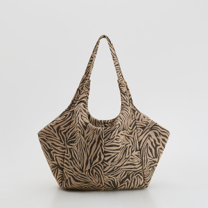 Torebka ze zwierzęcym motywem - ONE SIZE - wielobarwny - damska - Reserved - 947CM-MLC