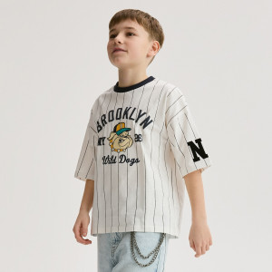 Bawełniany t-shirt - 152 (11 lat) - złamana biel - chłopcy - Reserved - 952HR-01X