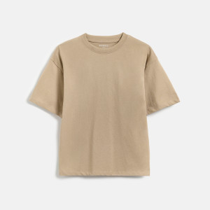 Bawełniany t-shirt - 116 (5-6 lat) - beżowy - chłopcy - Reserved - 956IX-87X