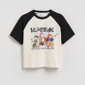 T-shirt Kpop Demon Hunters™ - 152 (11 lat) - wielobarwny - dziewczynki - Reserved - 977HT-MLC