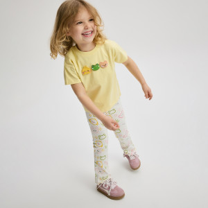 Bawełniany komplet - 104 (3-4 lata) - złamana biel - dziewczynki - Reserved - 9848X-01X