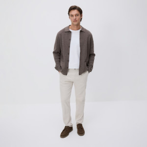 Spodnie chino slim - 31 - beżowy - męska - Reserved - 990EV-08P
