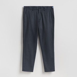 Spodnie chino slim fit - 36 - granatowy - męska - Reserved - RG997-95X