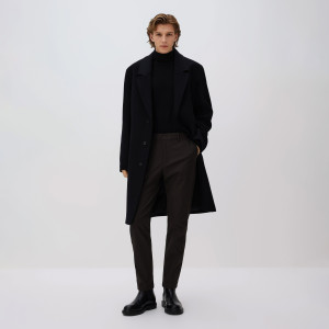 Spodnie chino slim fit - 28 - ciemnobrązowy - męska - Reserved - RH028-89X