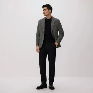 Spodnie chino slim fit - 29 - czarny - męska - Reserved - RH028-99X