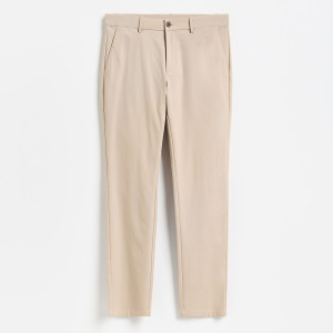 Spodnie slim long leg - 28 - beżowy - męska - Reserved - RH029-80X