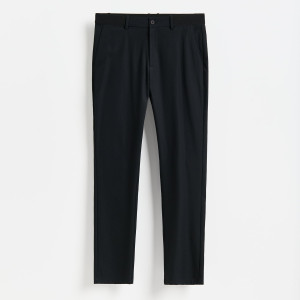 Gładkie spodnie chino slim - 28 - czarny - męska - Reserved - RH029-99X