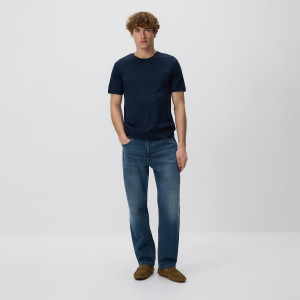 Jeansy straight fit - 29/32 - indigo jeans - męska - Reserved - TU886-57J