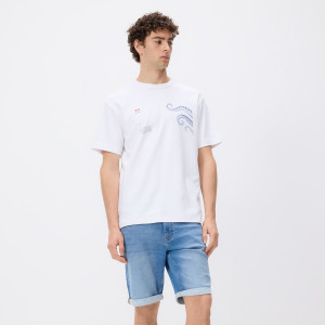 Jeansowe szorty slim - 33 - niebieski - męska - Reserved - YV420-50J