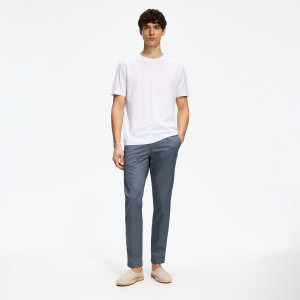 Spodnie chino slim fit - 31 - granatowy - męska - Reserved - YV913-95P