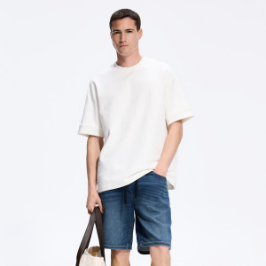 Jeansowe szorty jogger - 29 - indigo jeans - męska - Reserved - YW549-57J