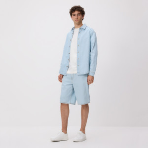 Szorty loose fit - 29 - niebieski - męska - Reserved - YW553-50J