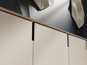 Möbelfolie - Unifarben - Beige/Grau - Papilo Sand 2.0