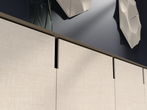 Möbelfolie - Textil - Dunkelbraun - Woven Sera