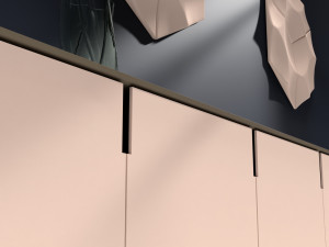 Möbelfolie - Unifarben - Beige/Hellbraun - Rosette