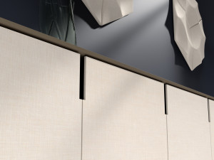 Möbelfolie - Textil - Beige - Woven Tana