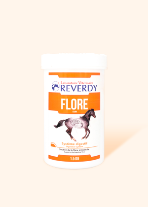 Flore 1,5kg probiotiques et postbiotiques cheval - Reverdy