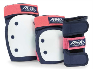 REKD Heavy Duty zestaw ochraniaczy | Blue Red