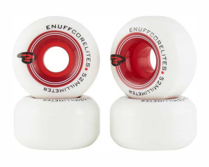 Enuff Corelites kółka do deskorolki 100A | White Red