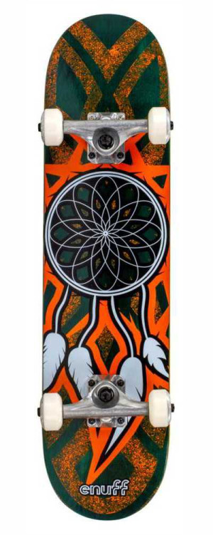 Enuff Dreamcatcher Mini deskorolka dla dzieci | 7.25" Teal Orange