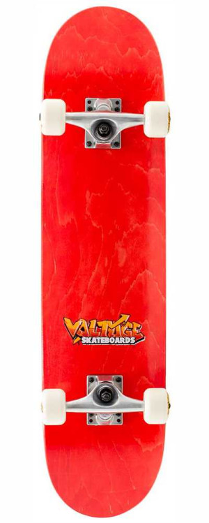 Voltage Graffiti Logo deskorolka | 7.5" Orange Red