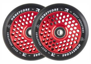Root Honeycore 110mm 2-pak kółka do hulajnogi wyczynowej | Black Red