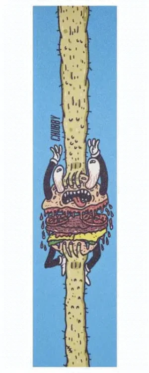 Chubby griptape Burger Boy | papier ścierny do hulajnogi wyczynowej