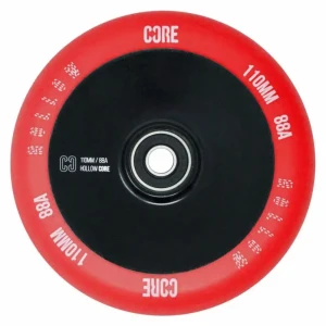 CORE Hollow V2 110mm kółko do hulajnogi wyczynowej | Red Black