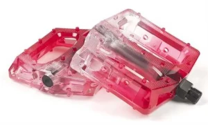 Salt Plus Stealth LB pedały BMX | Clear Red