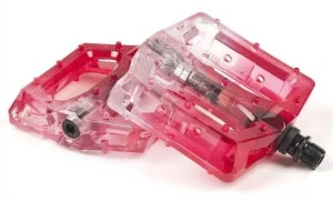 Salt Plus Stealth SB pedały BMX | Clear Red