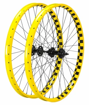 Mafiabikes BLAD Single 29" komplet kół Wheelie | Yellow Check