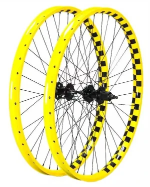 Mafiabikes BLAD Geared 27.5" komplet kół Wheelie | Yellow Check