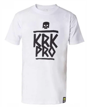 KRKpro Classic t-shirt koszulka | White