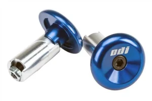 ODI Alloy End Plugs barendy 2-pak | Blue