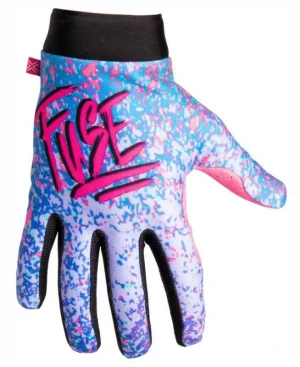 Fuse Omega rękawiczki BMX | Turbo Blue Splash