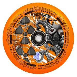 Chubby Lab 110mm kółko do hulajnogi wyczynowej | Radioactive Orange