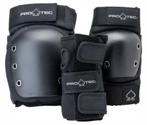 Pro-Tec Street Junior zestaw ochraniaczy dla dziecka | Black