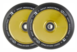 Root Air 110mm 2-pak kółka do hulajnogi wyczynowej | Black Gold Rush