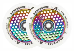 Root Honeycore 110mm 2-pak kółka do hulajnogi wyczynowej | White Rocketfuel