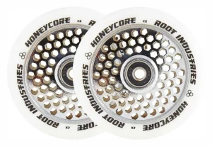 Root Honeycore 110mm 2-pak kółka do hulajnogi wyczynowej | White Mirror