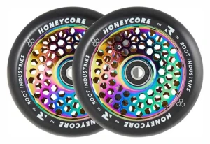 Root Honeycore 110mm 2-pak kółka do hulajnogi wyczynowej | Black Neochrome