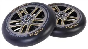 Oath Binary 110mm kółka do hulajnogi wyczynowej 2-pak | Titanium Gold