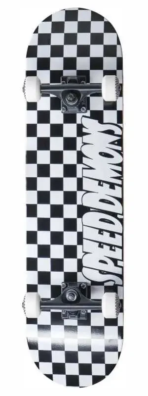 Speed Demons Checkers deskorolka | 8" Black
