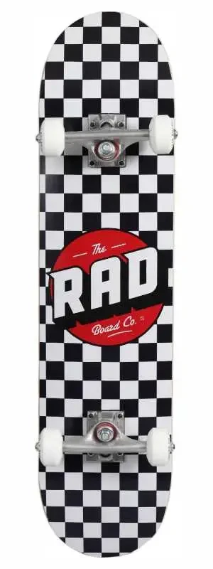 Rad Checkers deskorolka | 7.75" Black