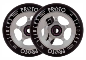 Proto Sliders 110mm kółka do hulajnogi wyczynowej | Black Raw
