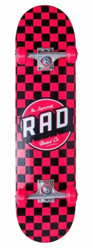 Rad Checkers deskorolka | 7.75" Red