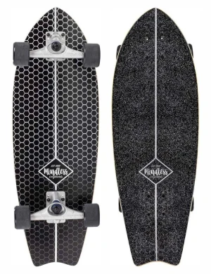 Mindless Surf Skate Fish Tail deskorolka | 29.5" Black