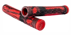 Root Fractal gripy do hulajnogi wyczynowej | Red Black