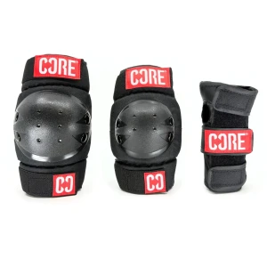 CORE Junior Triple zestaw ochraniaczy dla dziecka | Black